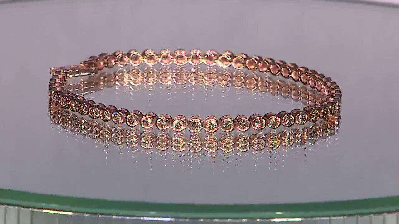 Video SI Rose de France-Brillant-Goldarmband (Annette)