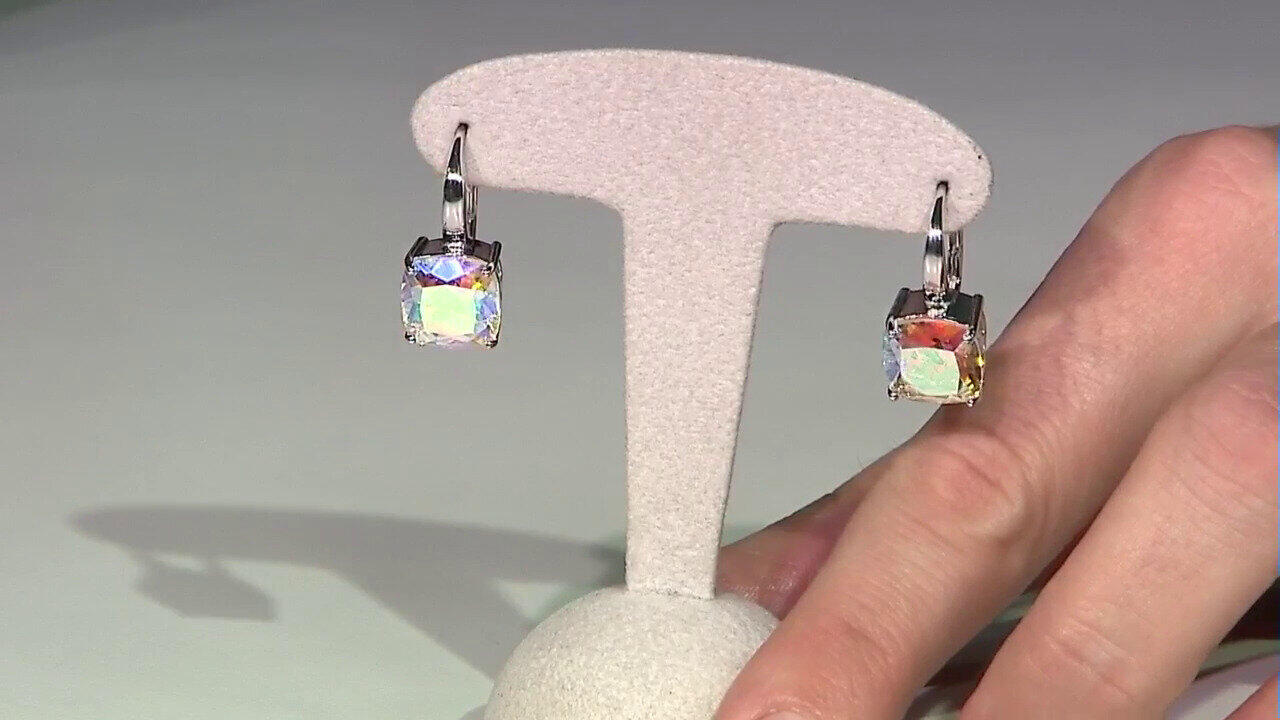 Video Mondlicht-Quarz-Silberohrringe