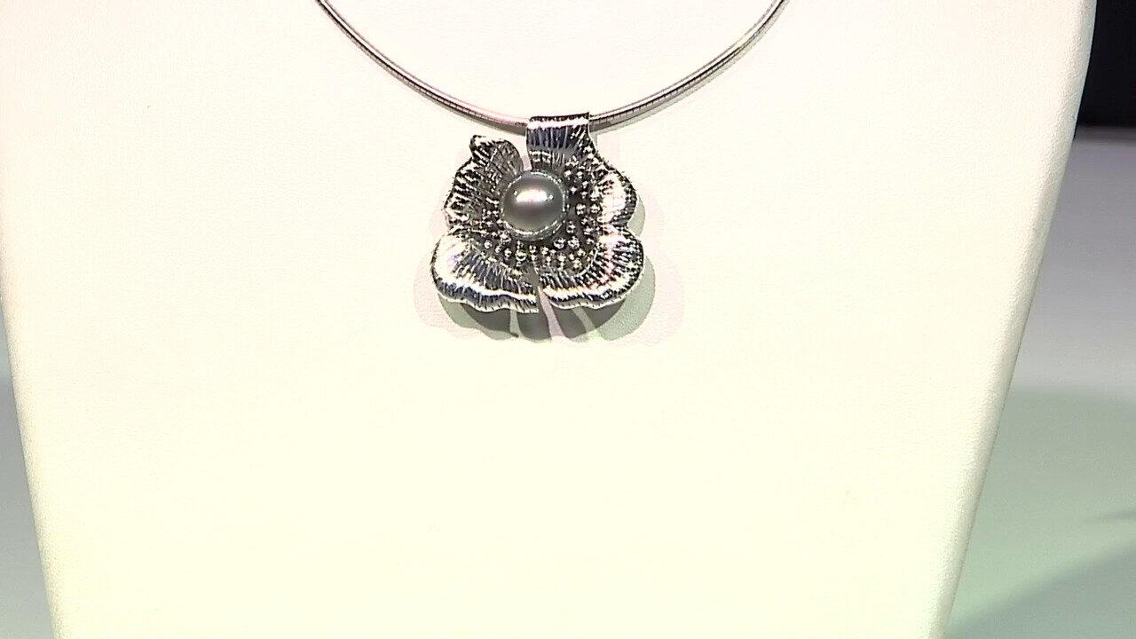 Video Ciondolo in argento con Perla Tahitiana (MONOSONO COLLECTION)