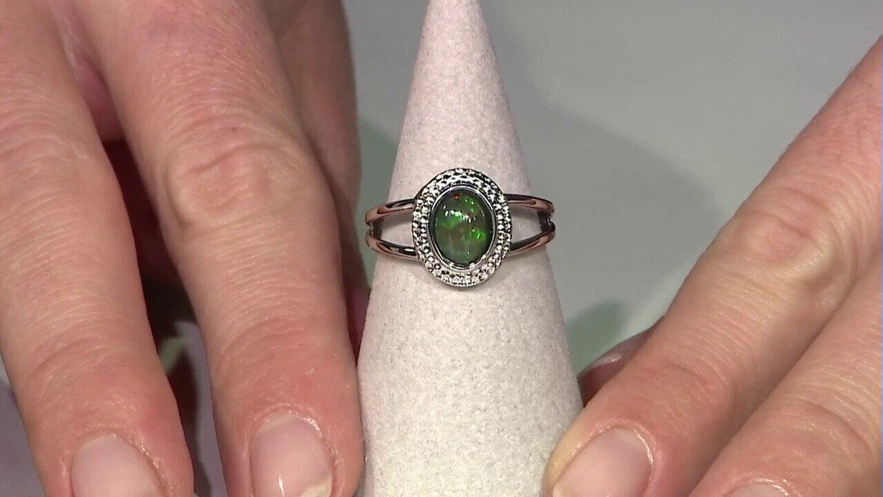 Video Anillo en plata con Ópalo de Mezezo (MONOSONO COLLECTION)