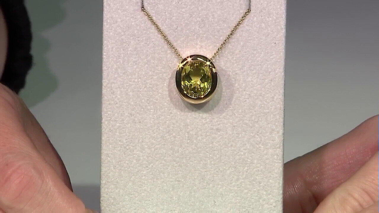 Video Collana in argento con Citrino Limone (MONOSONO COLLECTION)