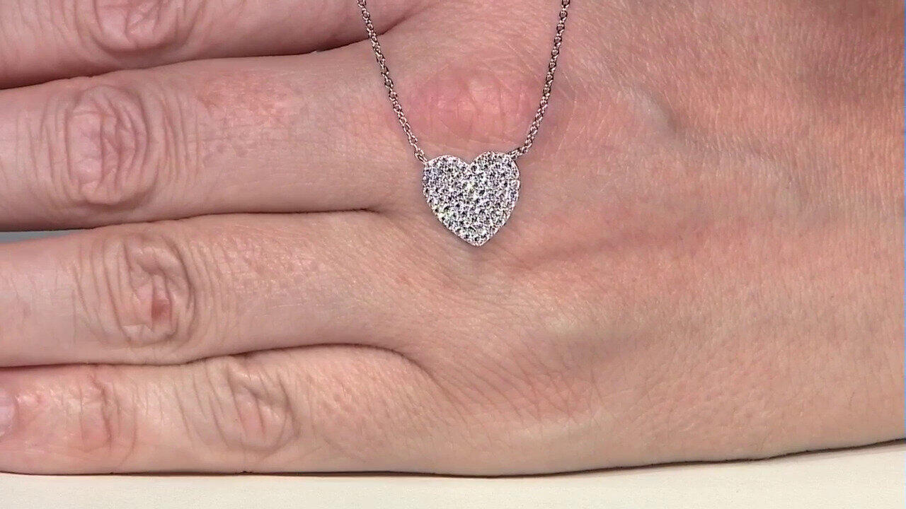 Video Zircon Silver Necklace
