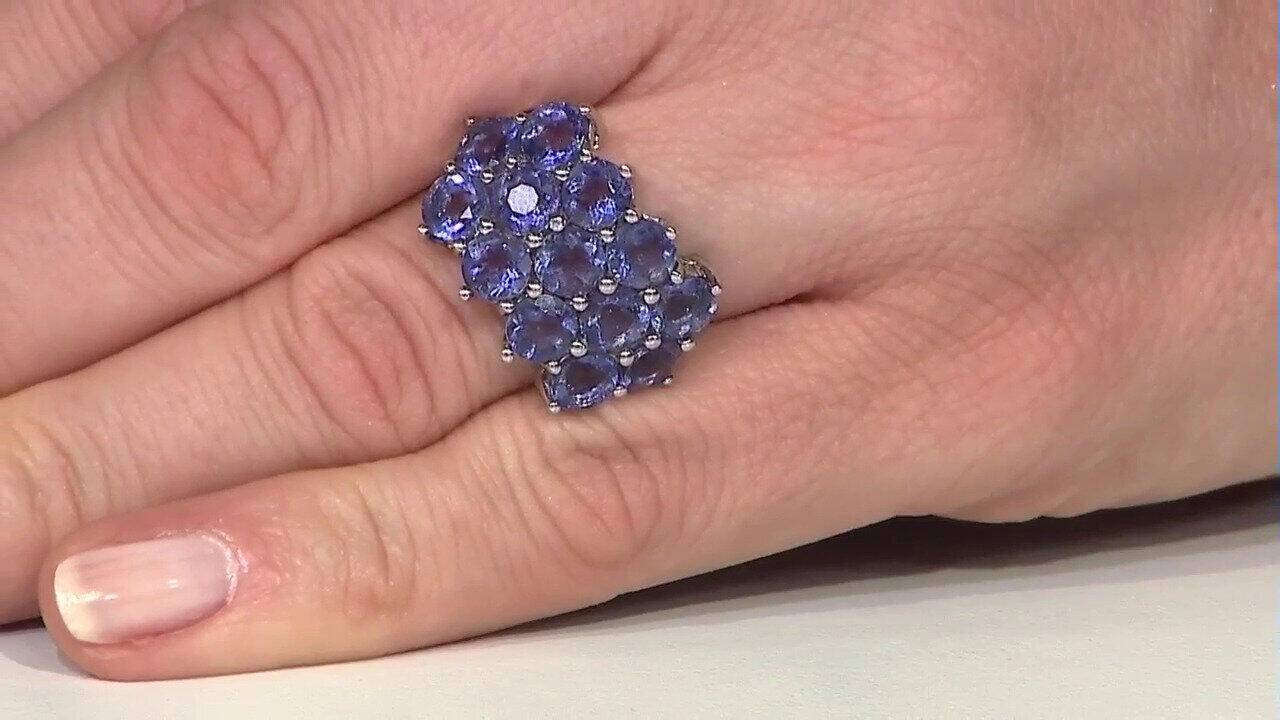 Video Anello in argento con Fluorite Cangiante