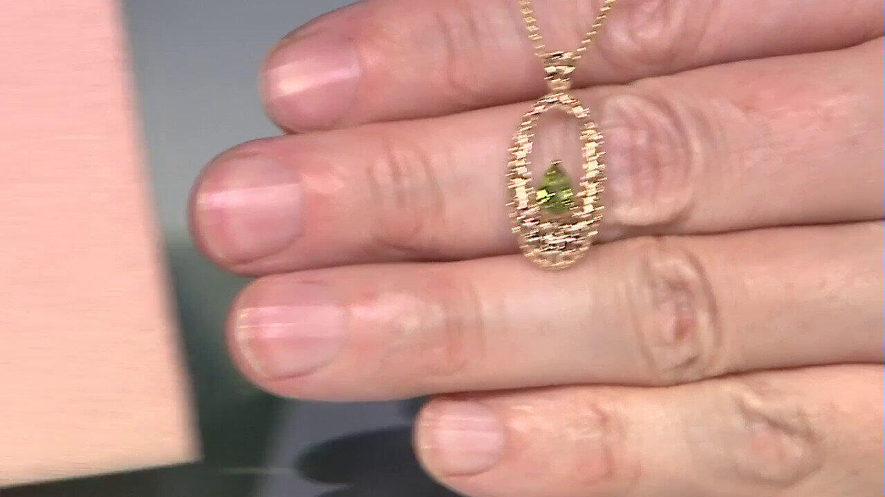 Video Peridot-Goldanhänger (Ornaments by de Melo)