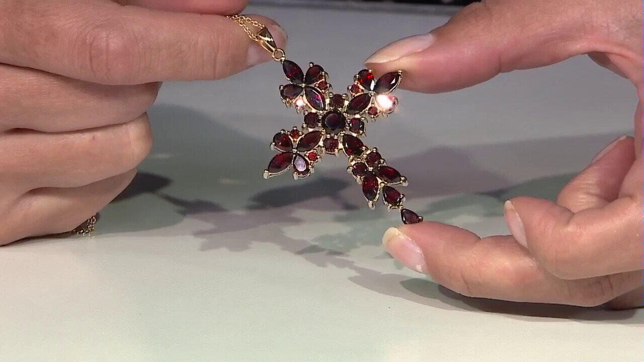 Video Collier en argent et Grenat