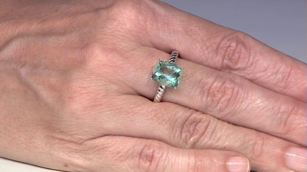 Video Anillo en plata con Fluorita de Braldu (Pallanova)