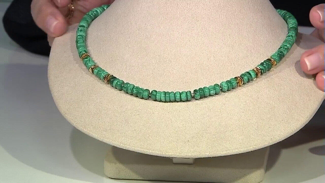 Video Malachite Silver Necklace