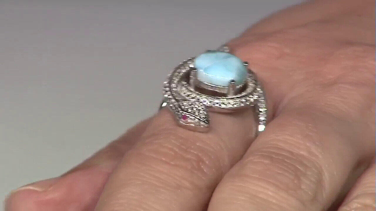 Video Larimar-Silberring