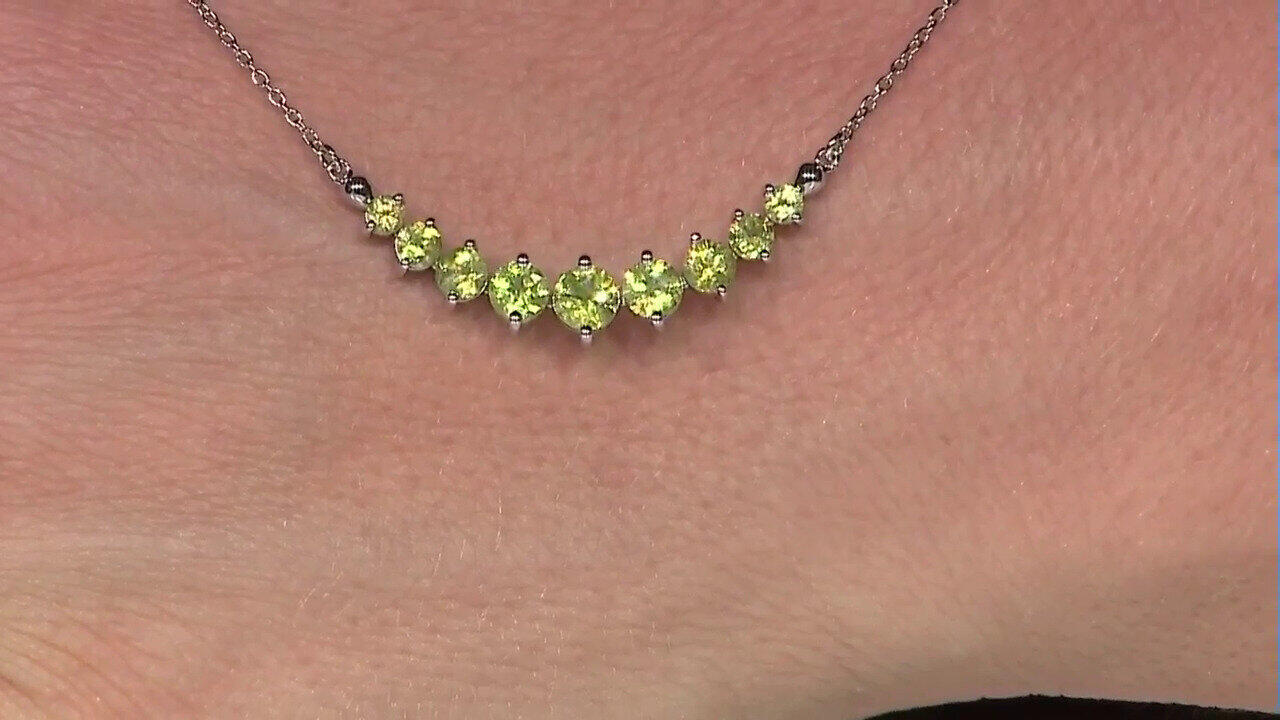 Video Collier en argent et Sphène