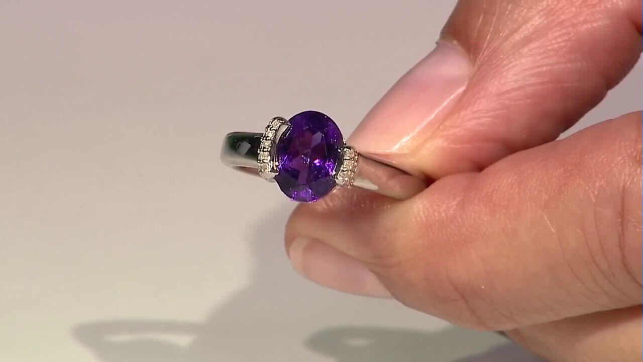 Video Bague en argent et Améthyste