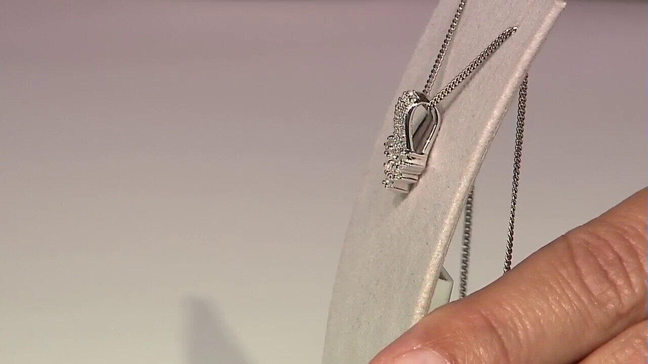 Video Pendentif en argent et Zircon