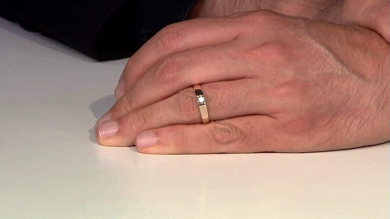 Video Bague en or et Diamant chocolat I1 (SUHANA)