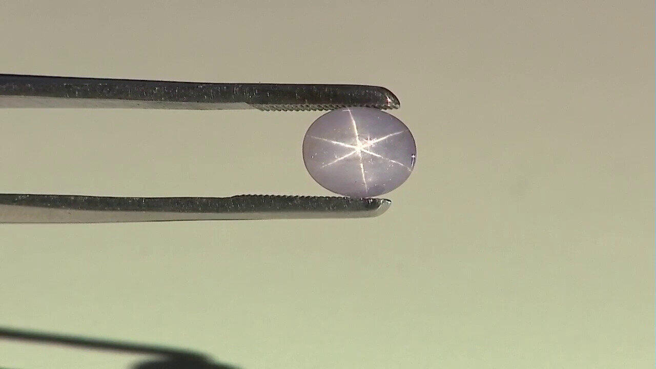 Video Zafiro estrella azul 4,5 ct