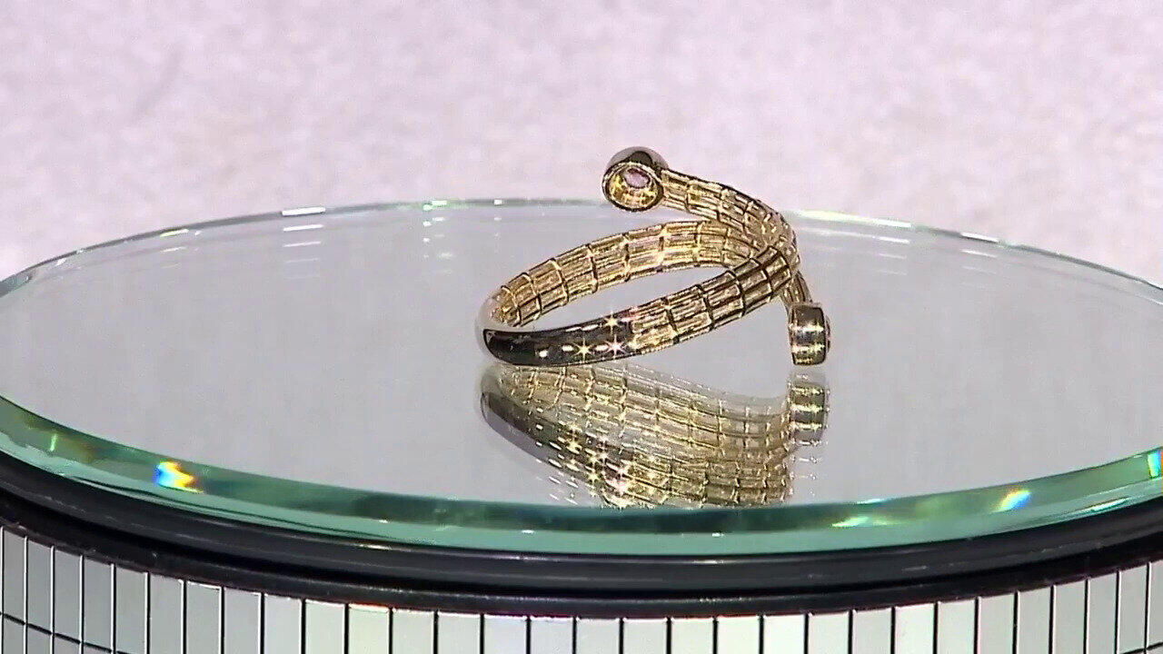 Video Pinkfarbener Saphir-Goldring (Ornaments by de Melo)
