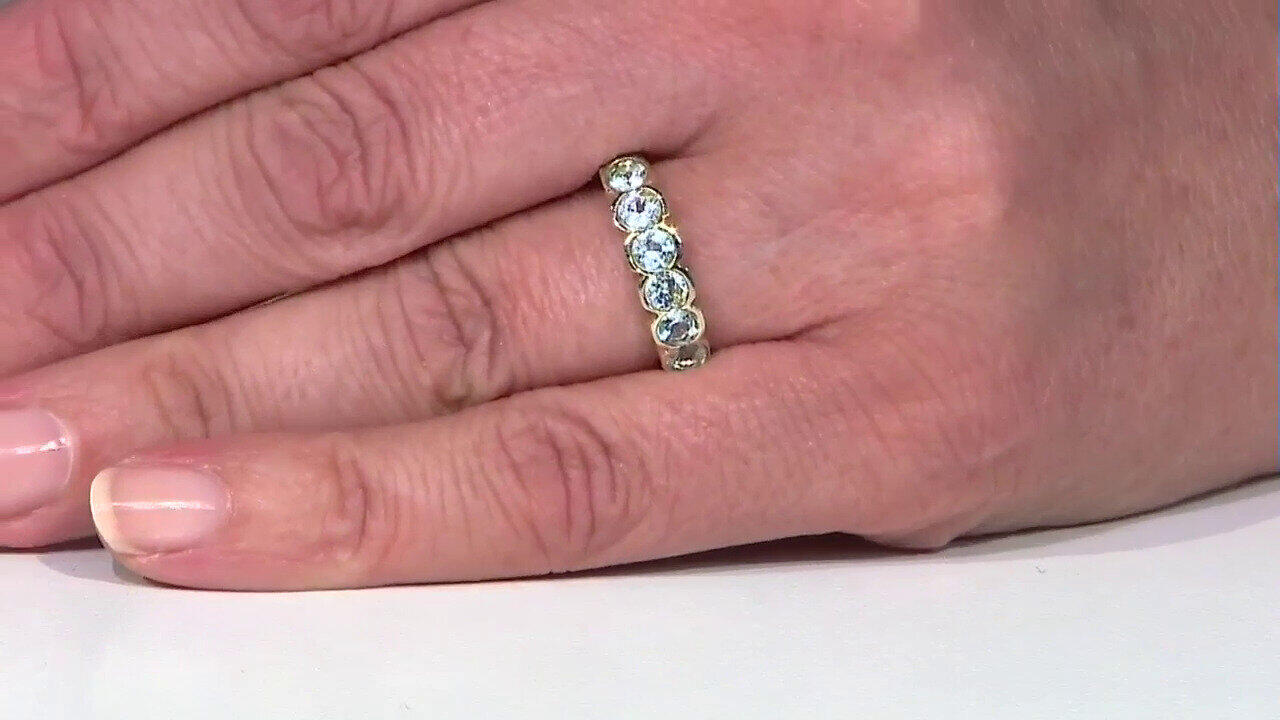 Video Anillo en oro con Turmalina Paraíba (CUSTODANA)