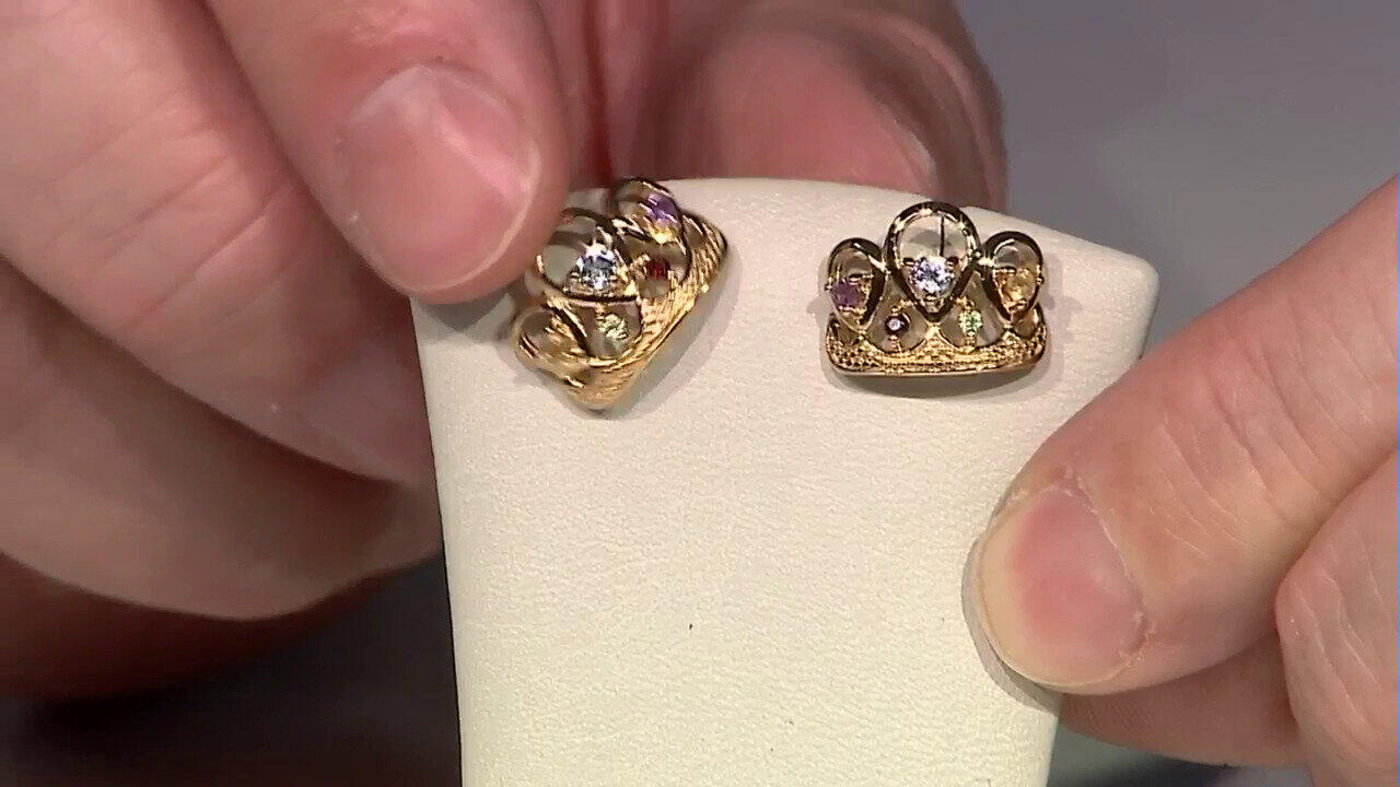 Video Sky Blue Topaz Silver Earrings