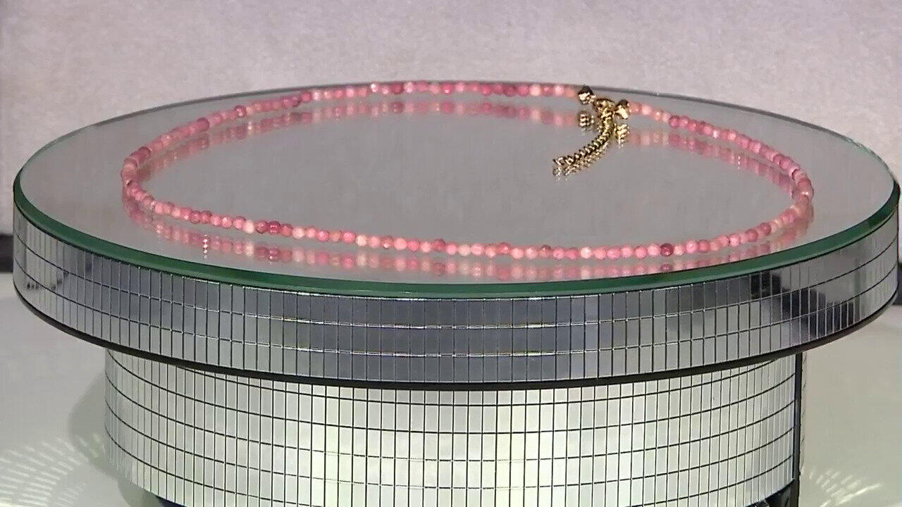 Video Rhodochrosit-Silberhalskette
