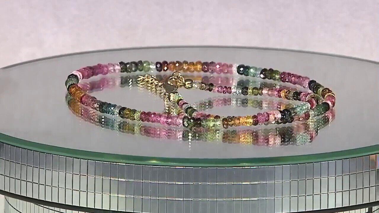 Video Collar en plata con Turmalina de Brasil