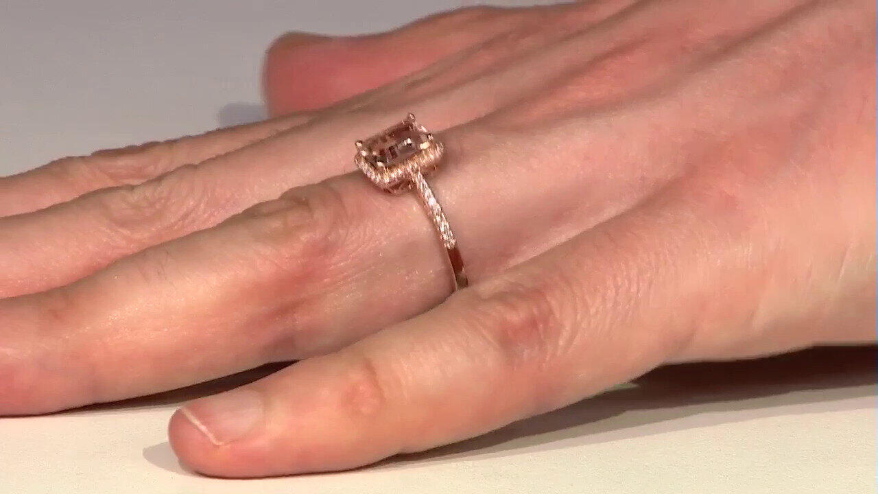 Video Anillo en oro con Morganita (CIRARI)