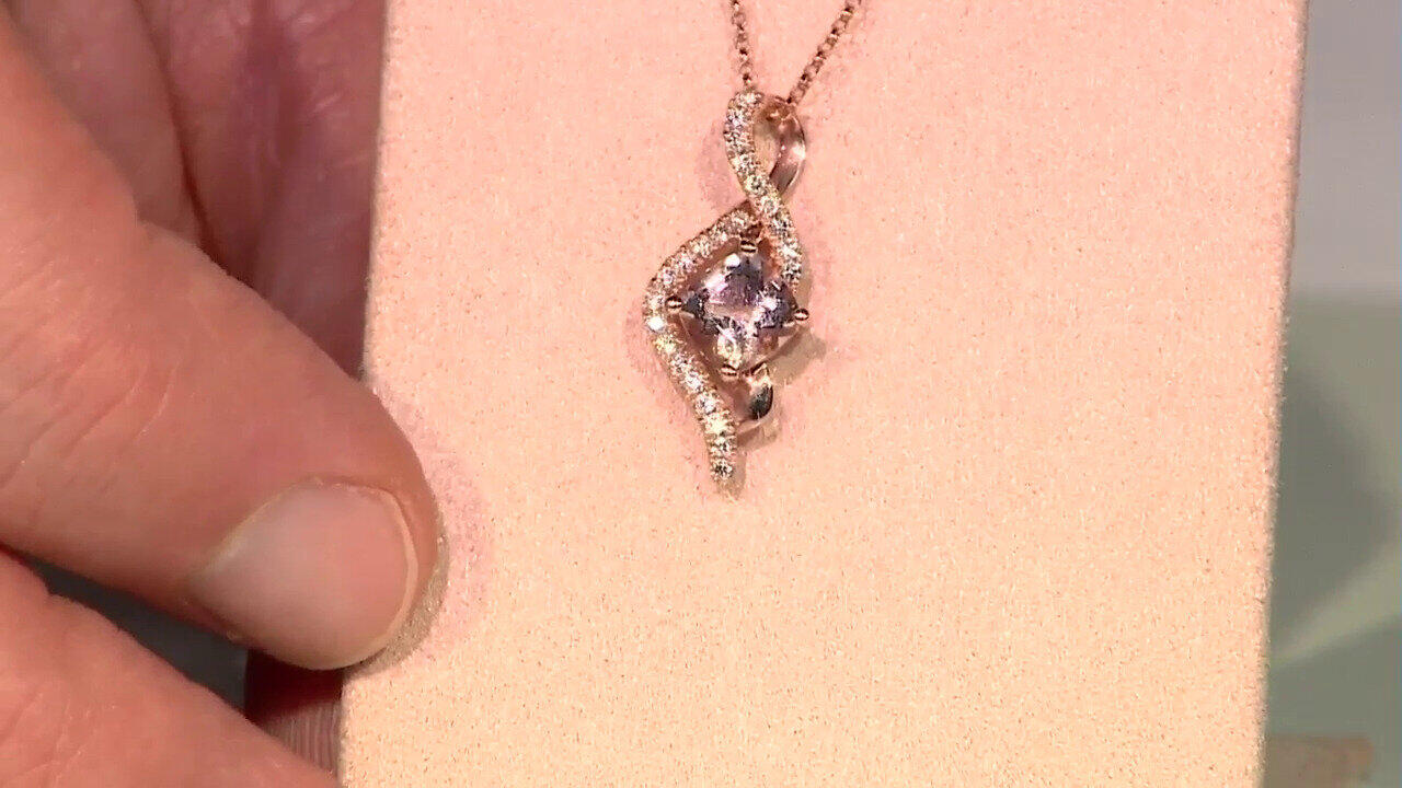 Video Collana in oro con Morganite (CIRARI)