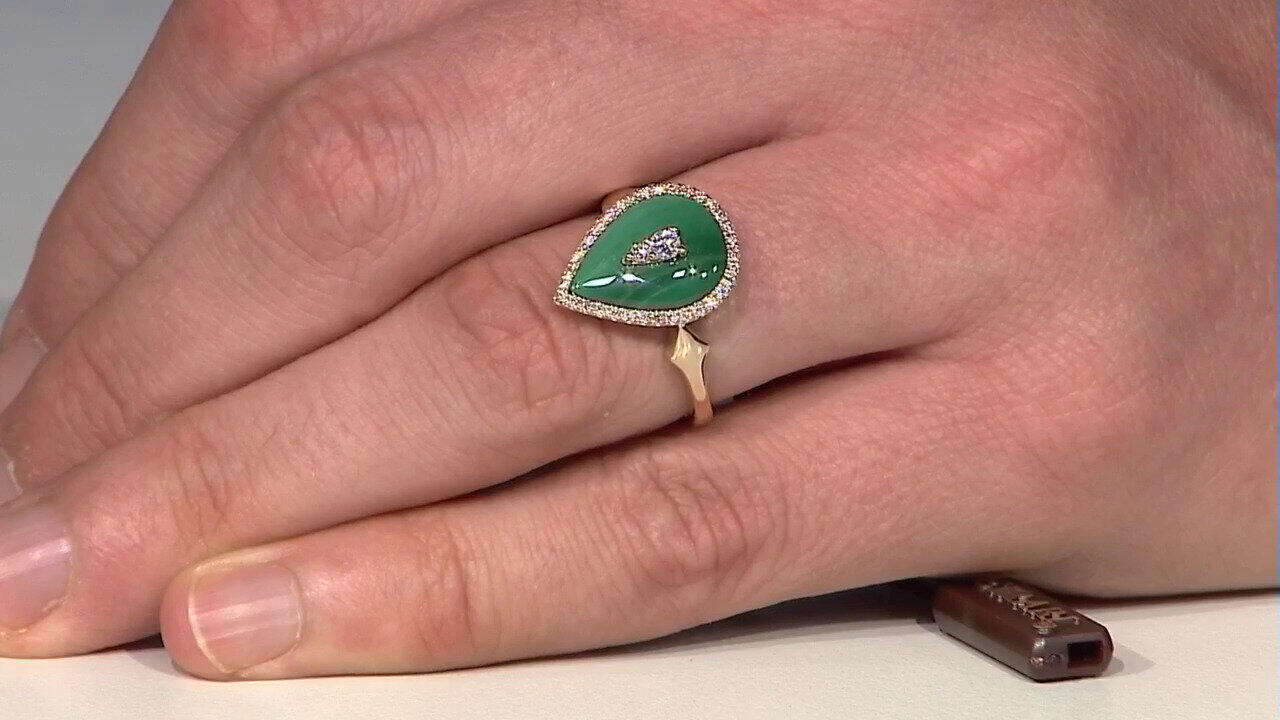 Video Bague en or et Malachite (CIRARI)