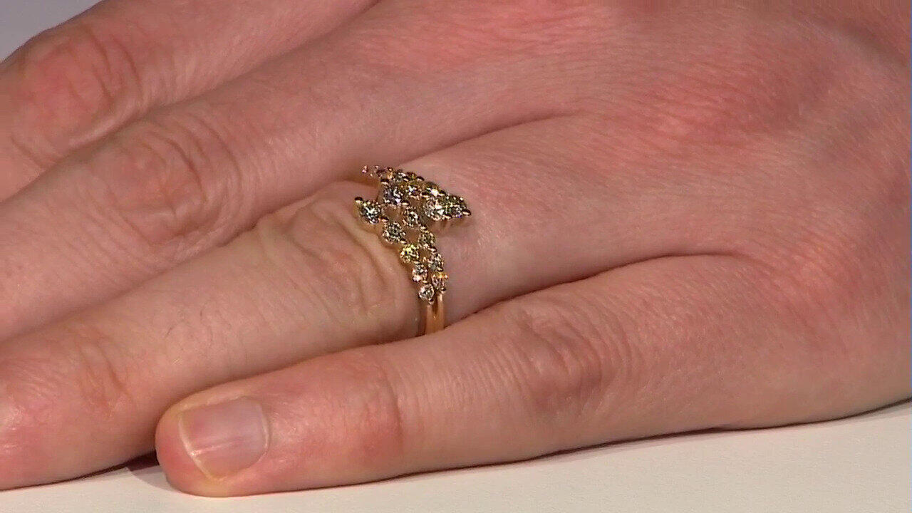 Video Anillo en oro con Ópalo de Australia (CIRARI)