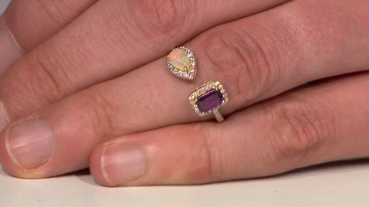 Video Anillo en oro con Rodolita (CIRARI)