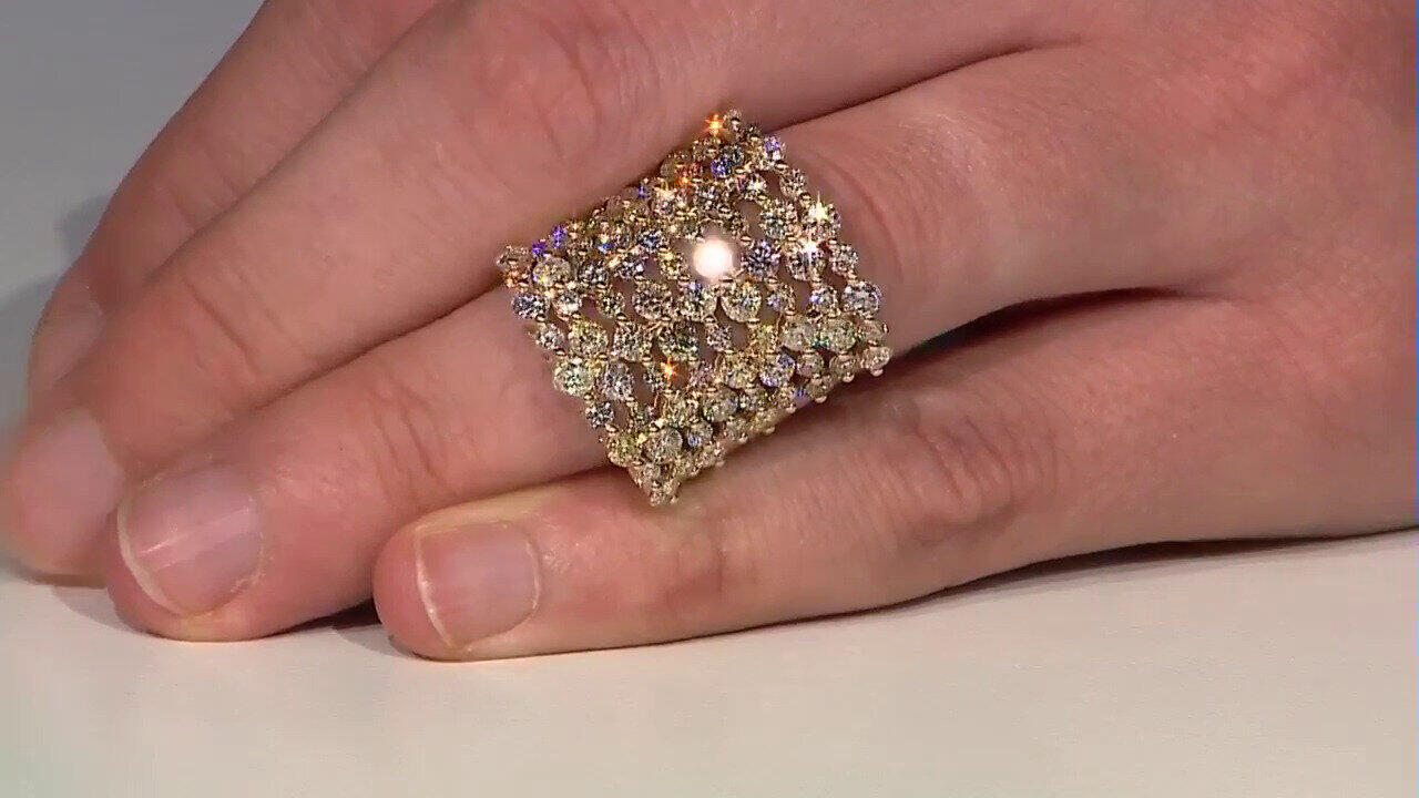 Video Anello in oro con Diamante Fancy SI2 (CIRARI)