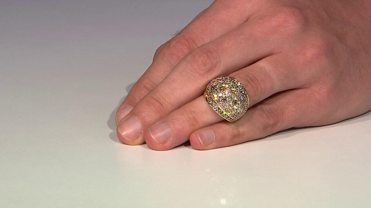 Video Anillo en oro con Diamante fancy SI2 (CIRARI)