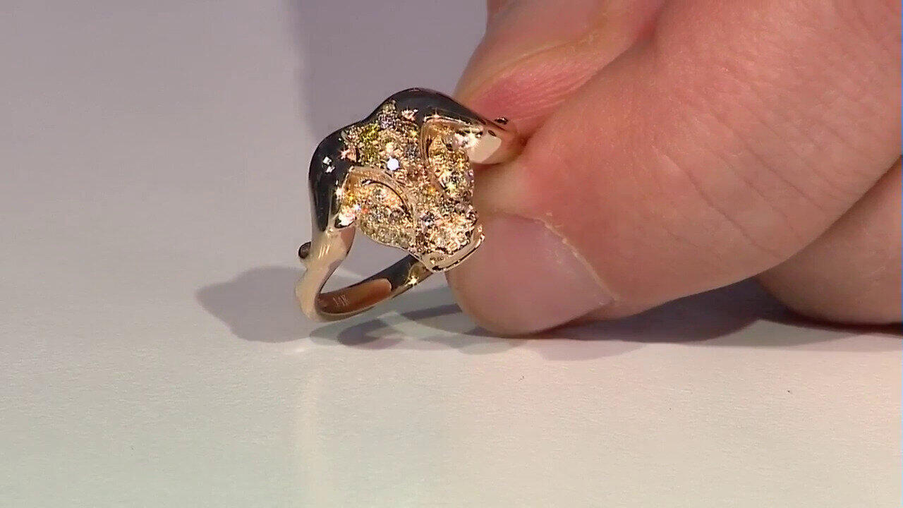 Video SI2 Fancy-Brillant-Goldring (CIRARI)