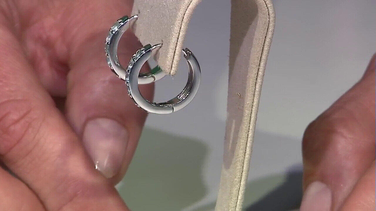 Video Topas-Silberohrringe