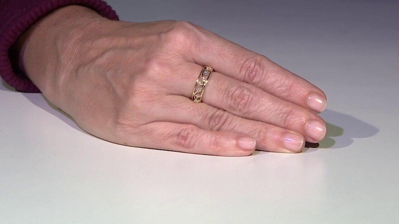 Video Gouden ring met Diamanten SI1 (G) (Annette)