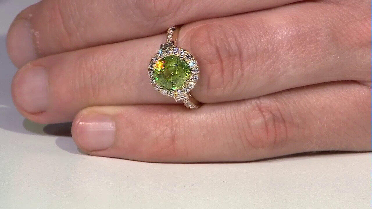Video Anillo en oro con Esfena (CIRARI)