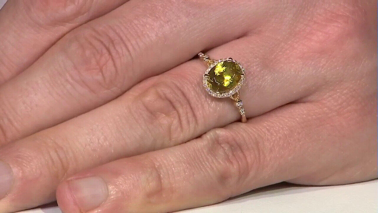 Video Gouden ring met een Sfeen (CIRARI)