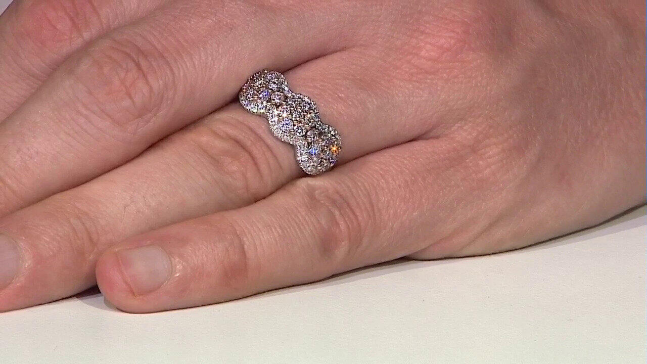 Video Anillo en oro con Diamante rosa I1 (CIRARI)