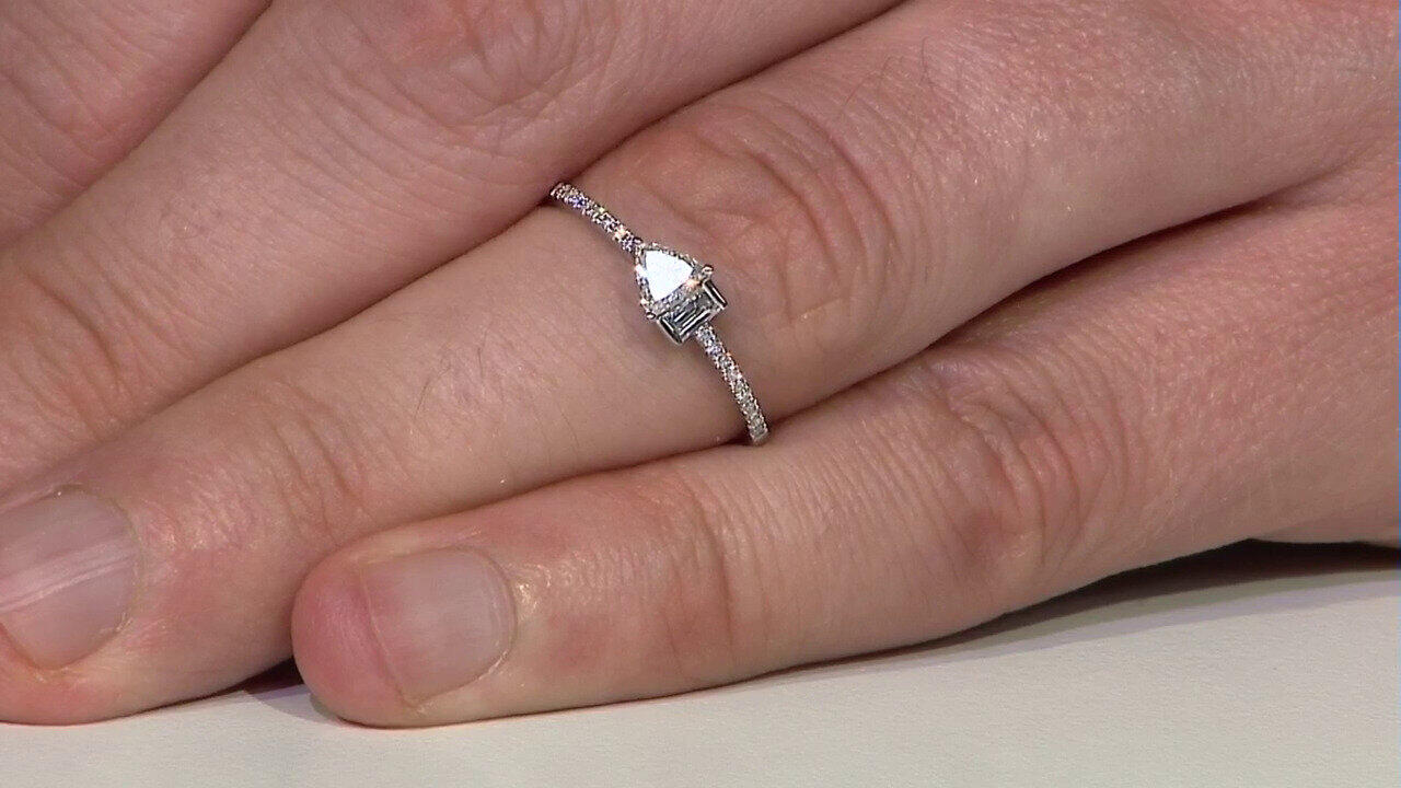 Video Anillo en oro con Diamante VS2 (H)  (CIRARI)