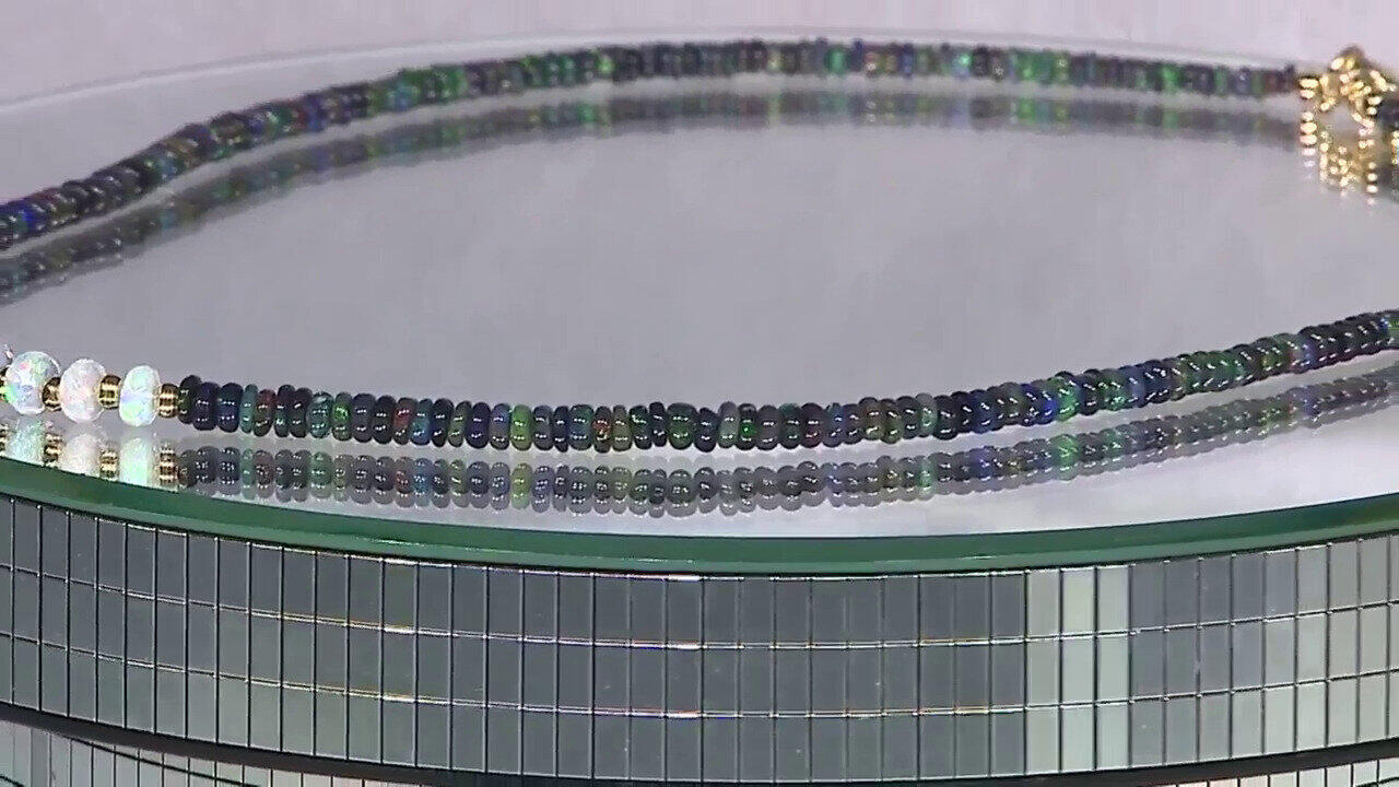 Video Mezezo Opal Silver Necklace