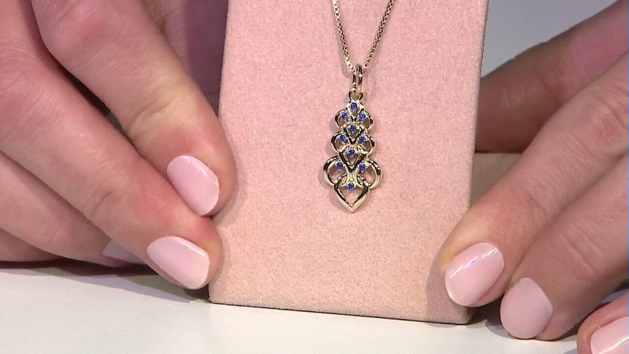 Video 9K Hauynite Gold Pendant
