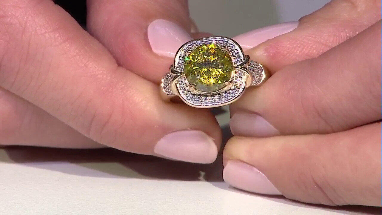 Video Bague en or et Sphalérite de Bulgarie