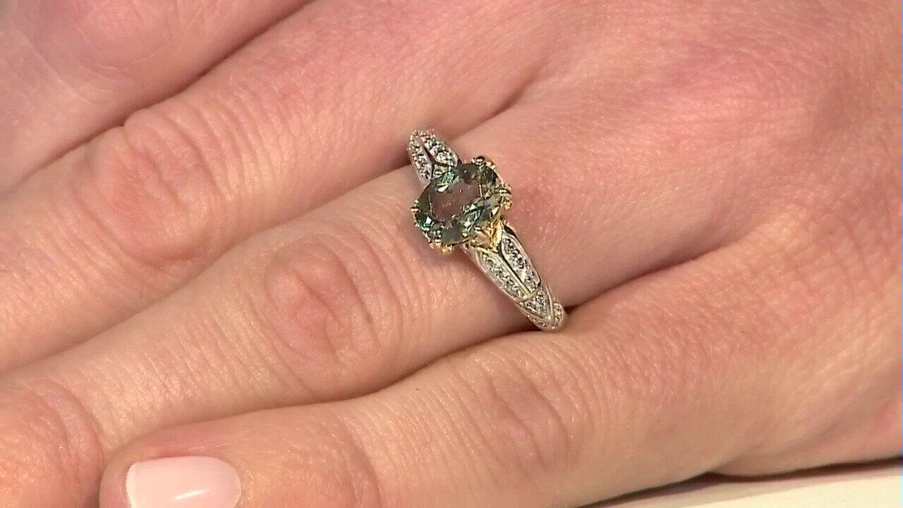 Video 9K Colour Change Diaspore Gold Ring