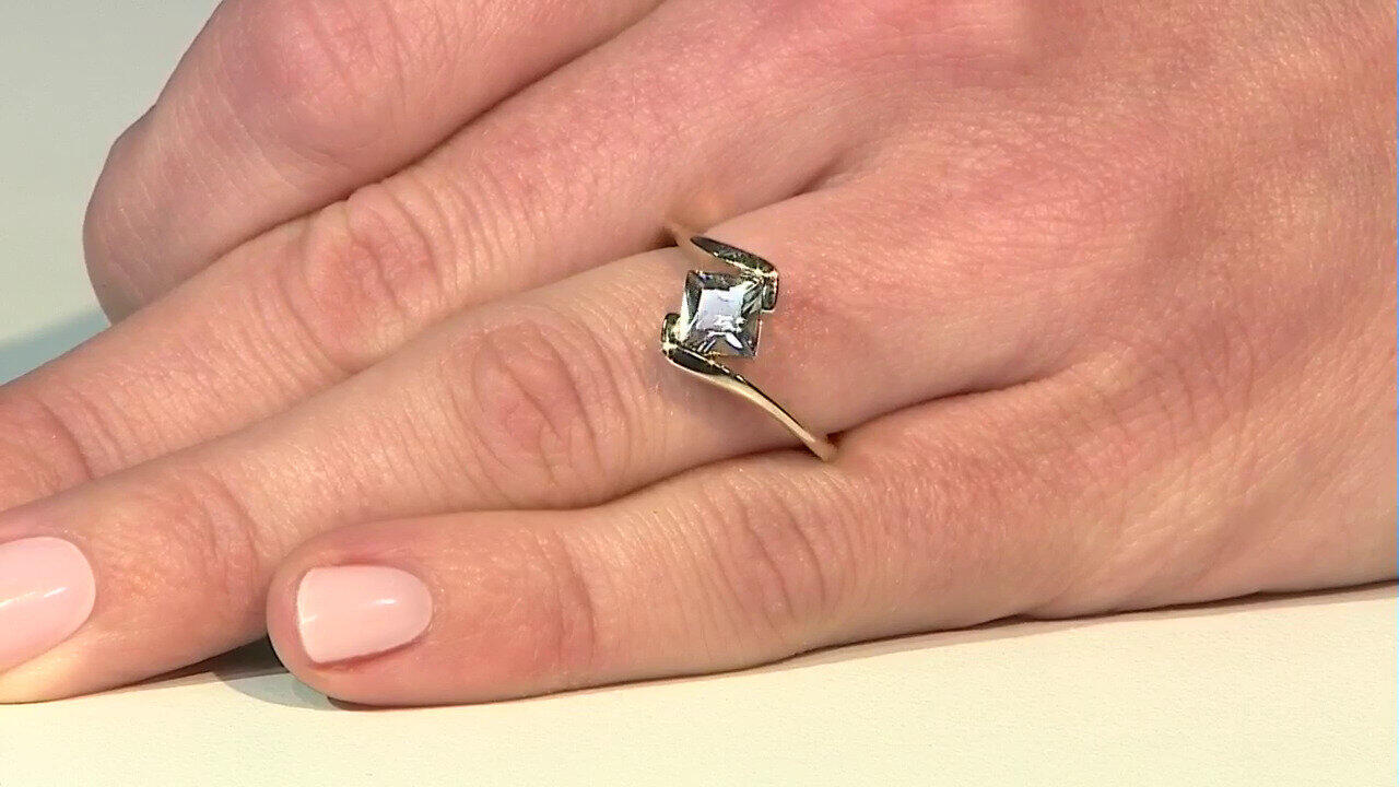 Video Gouden ring met een Kleurwissel diaspoor