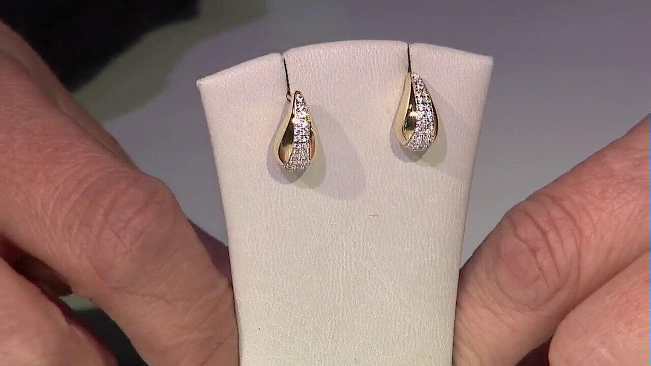 Video Zirkon-Silberohrringe (Adela Silber)