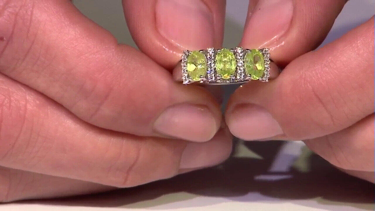 Video Anello in argento con Sfene