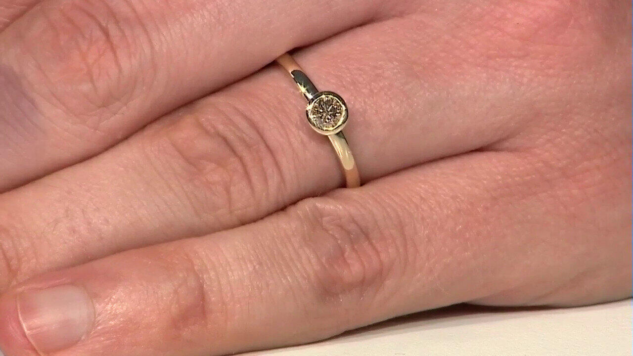 Video Anillo en oro con Apatita de Paraiba (CUSTODANA)