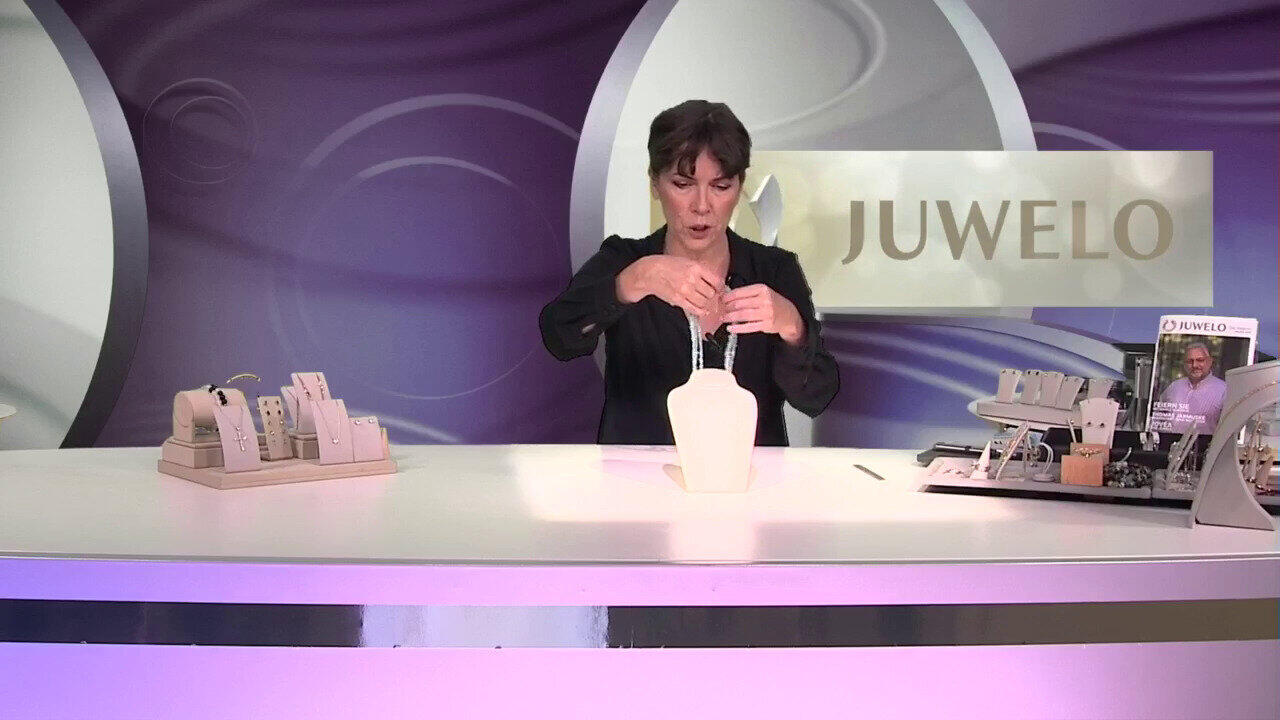 Video Collana in argento con Acquamarina Brasiliana