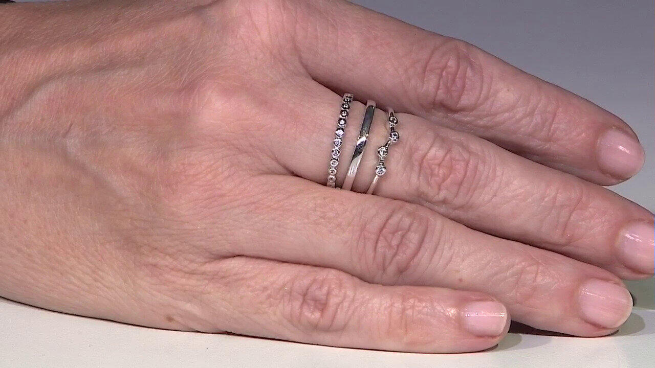 Video Anillo en plata con Zircón
