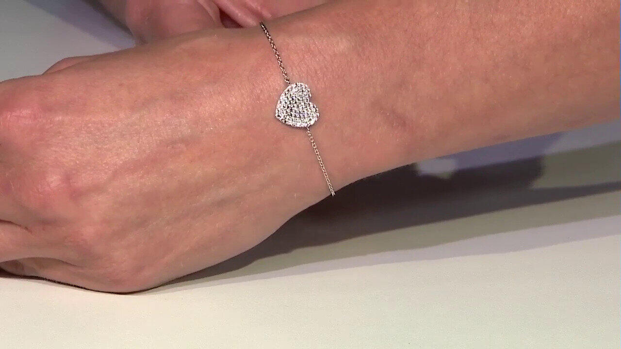 Video Bracelet en argent et Zircon