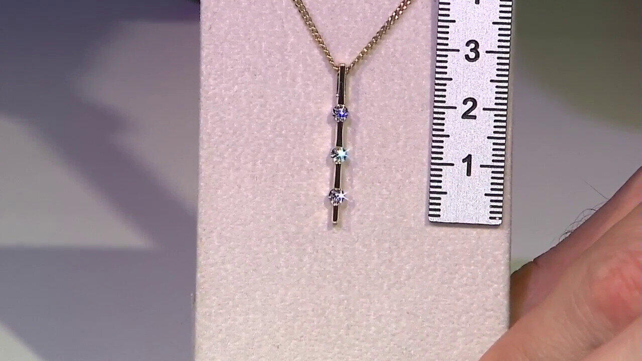 Video Pendentif en or et Diamant VVS1 (G) (Annette)