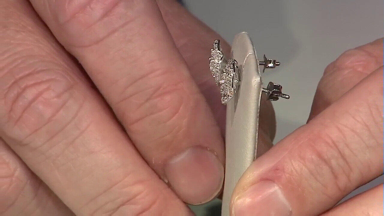 Video Pendientes en plata con Zircón