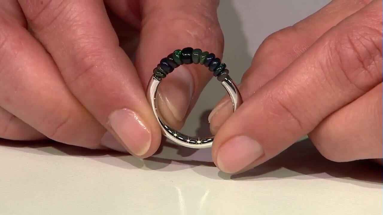 Video Anillo en plata con Ópalo de Mezezo (MONOSONO COLLECTION)